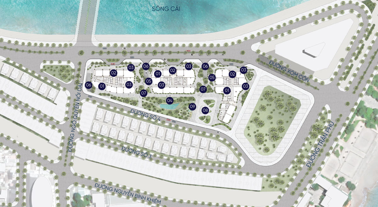 Mặt bằng tầng trệt